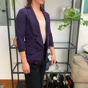 Lovely Day brand Purple jewel tone Women's blazer jacket size S (good for tall)